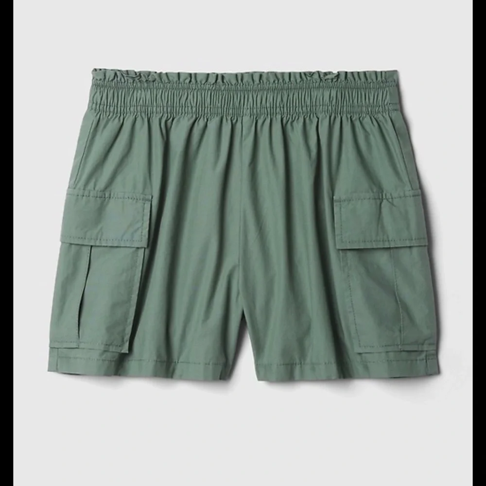 GAP Kids Dark Forest Green Cargo Shorts Size 12 -XL Unisex Outdoor Active Casual